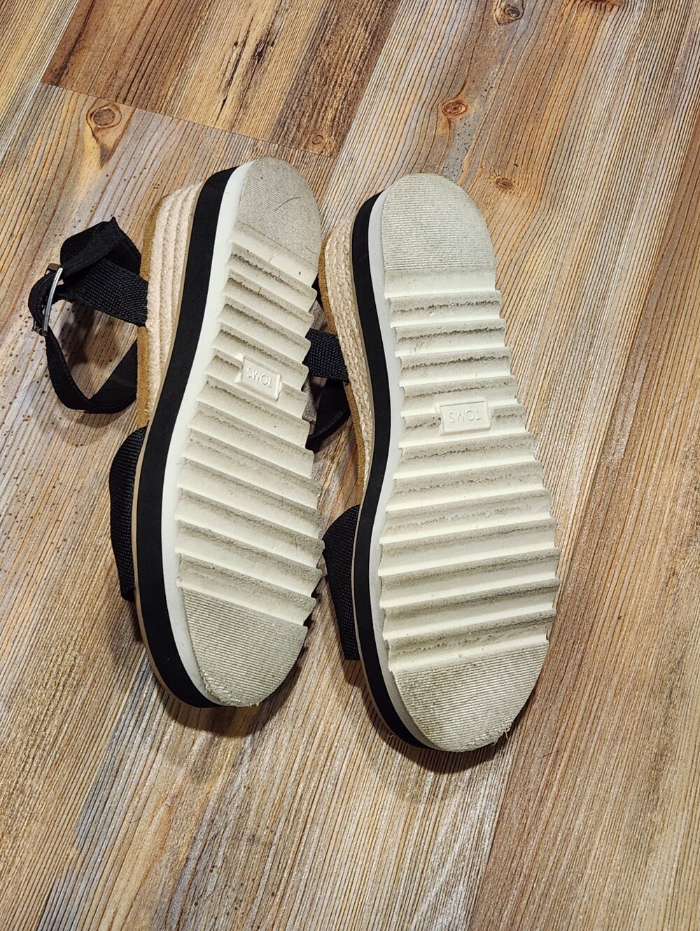 Diana Espadrille Platform Wedge Sandals- Size Women's 8.5 - Picture 4 of 7